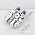 Kids fashion wing pattern chargeable low cut glow shoes LED lights